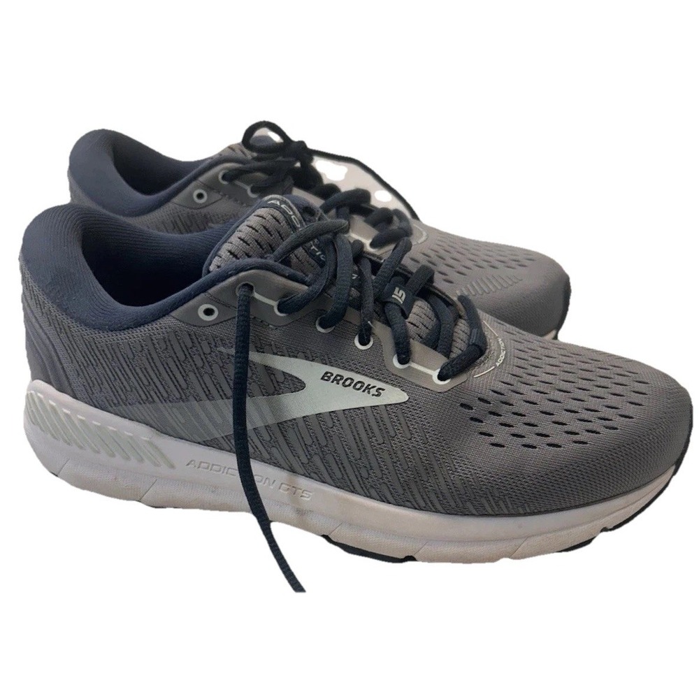 Brooks‎ Addiction GTS 15 Gray, Teal Accent Women Size 9 *need New Insoles*